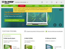 Tablet Screenshot of drweb.fr