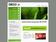 Tablet Screenshot of drweb.lt