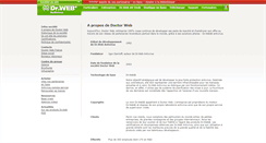 Desktop Screenshot of company.drweb.fr