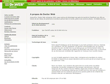 Tablet Screenshot of company.drweb.fr