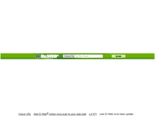Tablet Screenshot of online.drweb.com
