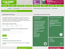 Tablet Screenshot of license.drweb.fr