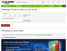 Tablet Screenshot of download.drweb.fr